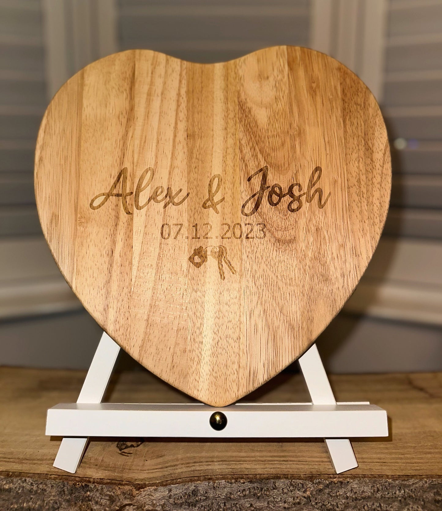 Personalised new home chopping board