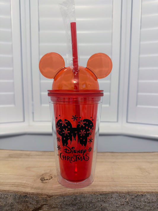 Disney cup and straw personalised